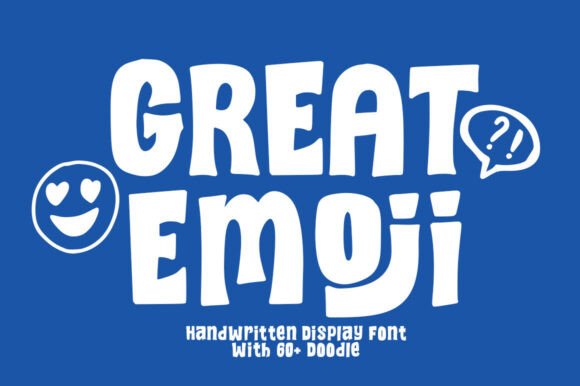 Great Emoji Regular: A Typeface for Expressive Design