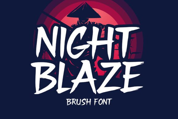 Ignite Your Visuals with Night Blaze Typography