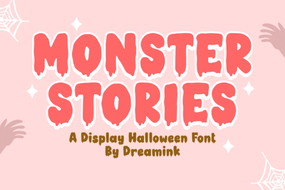 Monster Stories Font: A Playfully Spooky Design Asset