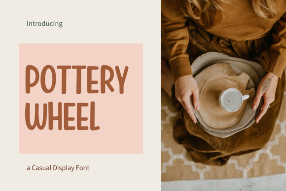 Pottery Wheel: A Unique Display Font for Modern Design