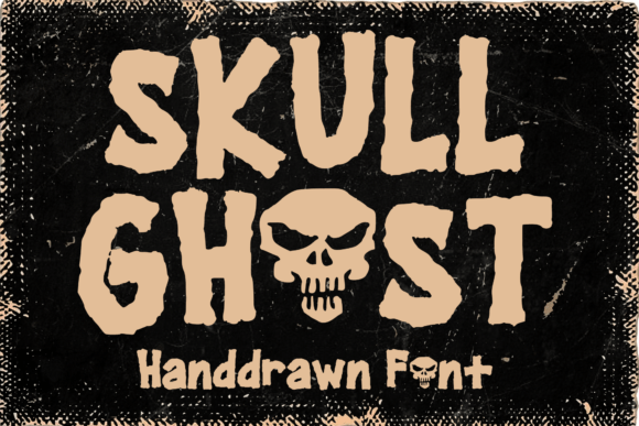 Skull Ghost: Unleashing Raw Horror Typography