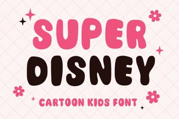 Super Disney Font: Friendly Design for Every Creative Project