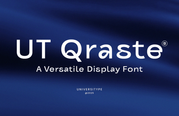 UT Qraste: The Modern Display Font for Bold Branding